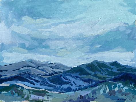 C. Brooke Ring New Collection – Peaks and Valleys | Mountain Paintings available on cbrookering ...