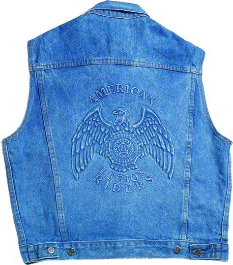 Legion Riders Denim Vest - American Legion Flag & Emblem