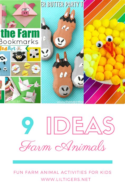 9 Fun Farm Animal Crafts For Kids (age 3+) | Lil Tigers