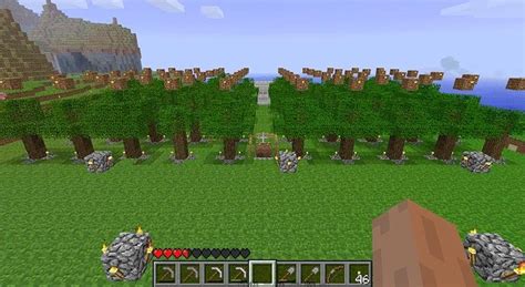 Minecraft Tree Farm Ideas