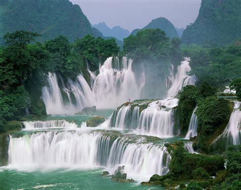 Guangxi Detian Waterfall by Best View Stock