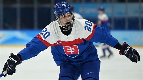 Slovakia's Juraj Slafkovsky, 17, is taking the Olympics by storm | NBC Olympics