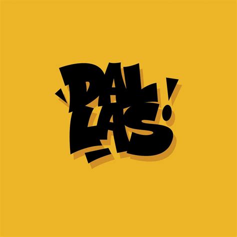 Dallas City Vector Graffiti Logo Svg - Etsy