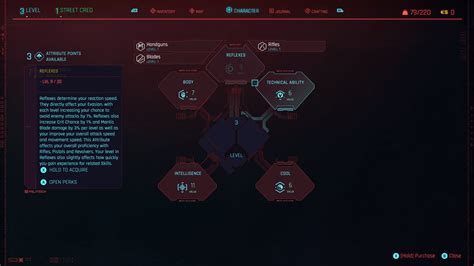 Cyberpunk 2077 Attributes, Skills, and Perks Tree - Pure Cyberpunk