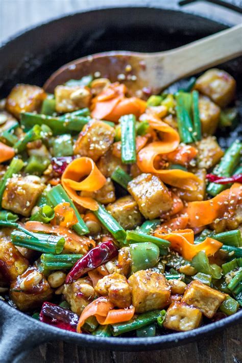 Hoisin Tofu Stir Fry with Peppers and Carrots - The Wanderlust Kitchen