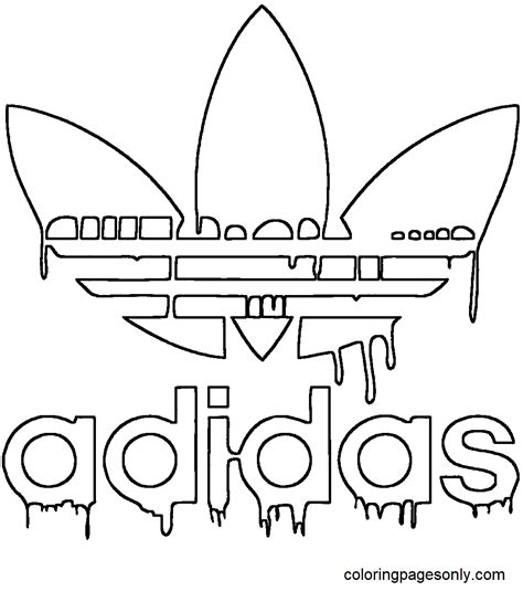 Coloriages Logo Adidas Coloriages Adidas Des Pages Colorier Pour | The ...