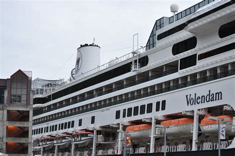 The Holland America Ms Volendam in port at Juneau on a 7 day Inside Passage cruise from ...