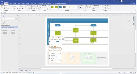 Guide pour dessiner et modifier un diagramme de Swimlane dans Visio