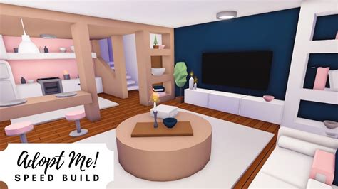 Budget Modern Family Home Speed Build 🌷 Roblox Adopt Me! - YouTube