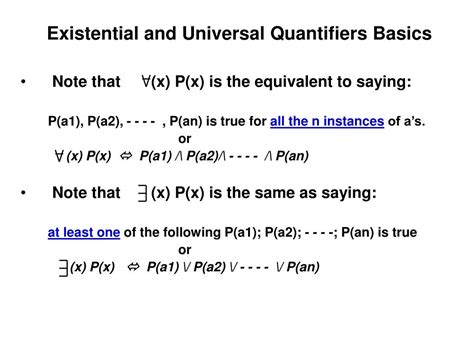 PPT - More on Composite of Existential and Universal Quantifiers ...