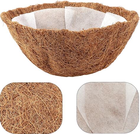 Amazon.com: WUHNGD Round Coco Coir Liner,Natural Coco Fiber Basket ...