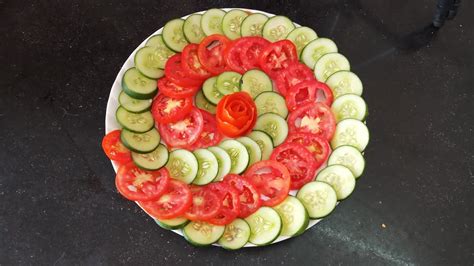 Easy salad decoration ideas 🍅27🍅by Neelam Singh - YouTube