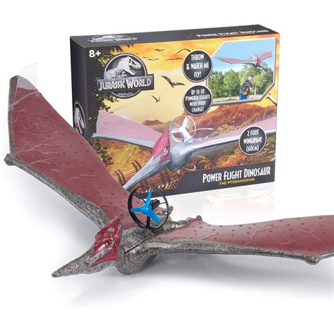 Buy Jurassic World Toys Power Flight Dino - Pteranodon |Flying Dinosaur Toy for Kids | Official ...