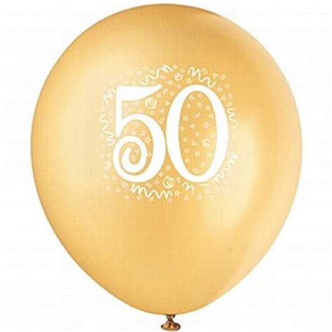 Number 50 Gold Balloon - Creative Minds