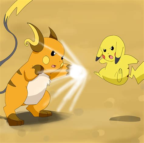 Raichu VS Pikachu by Riadorana on DeviantArt