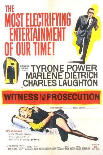 Witness for the Prosecution Movie Poster - IMP Awards