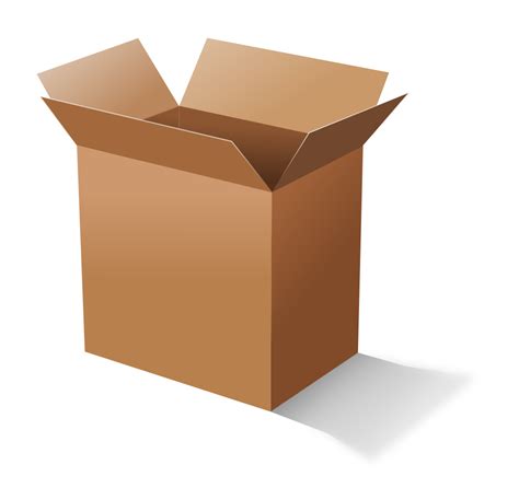 OnlineLabels Clip Art - Cardboard Box