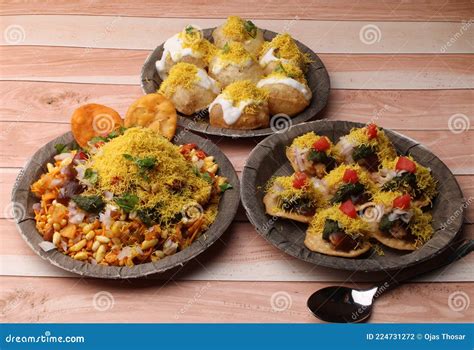 Indian Traditional the Chat Food. Stock Photo - Image of chat, masala: 224731272