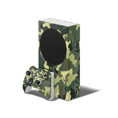 Xbox Series S Skin - green & black camo - Culture of Gaming