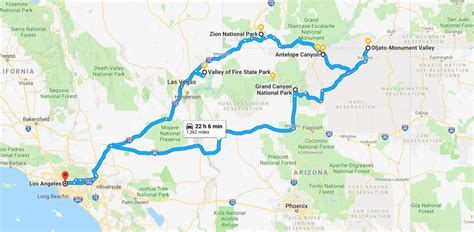 Map Of Utah And Arizona Border