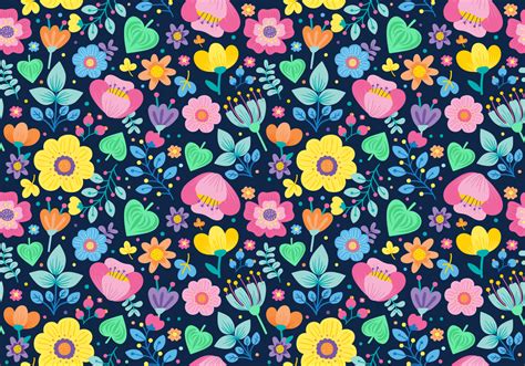 Seamless Ditsy Floral Pattern 151311 Vector Art at Vecteezy