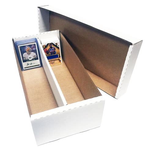 8) 1600 COUNT BASEBALL TRADING CARD 2 ROW MAX PROTECTION CARDBOARD STORAGE BOXES | eBay