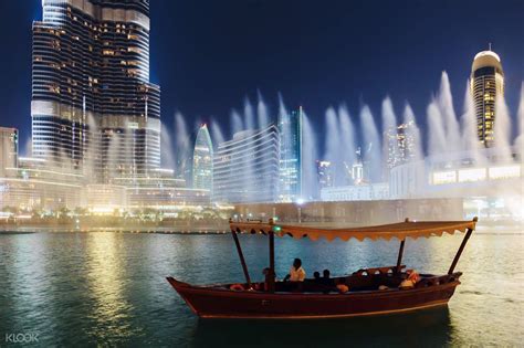 [SALE] Burj Lake Abra Ride with Dubai Fountain Views - Ticket KD