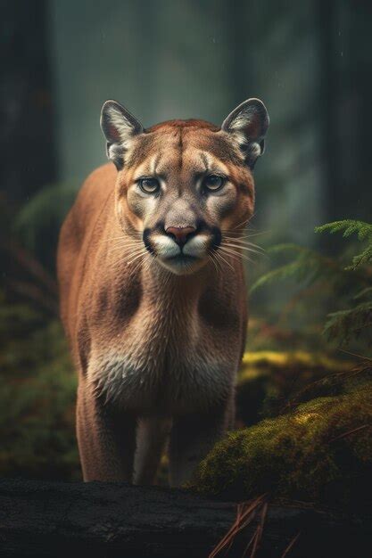 Premium AI Image | Portrait of Beautiful Puma