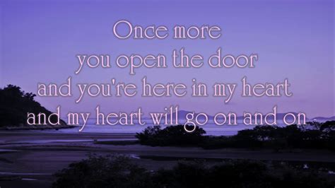 My heart will go on karaoke with lyrics - YouTube