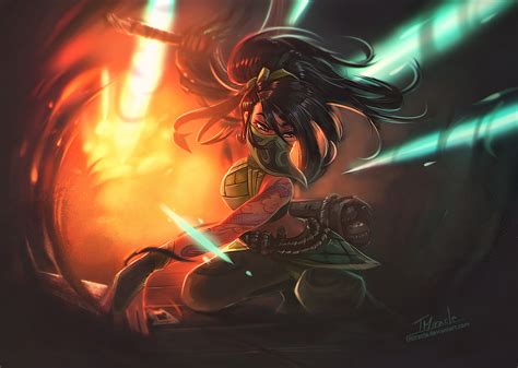 Akali League Of Legends Art, HD Games, 4k Wallpapers, Images, Backgrounds, Photos and Pictures
