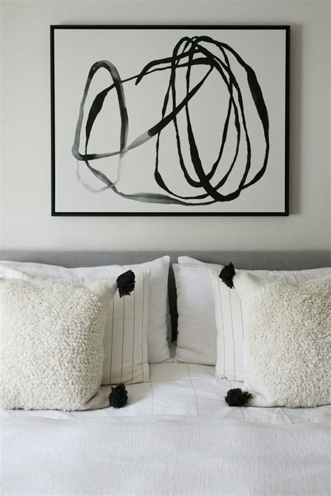 New Abstract Art In the Bedroom - Chris Loves Julia