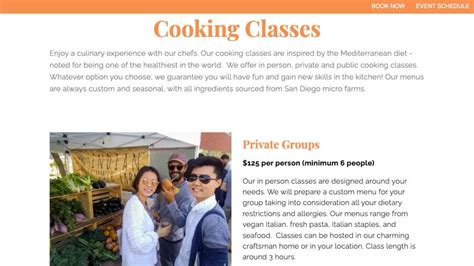 Best 5 Italian Cooking Classes in San Diego - Italy Cooking Schools