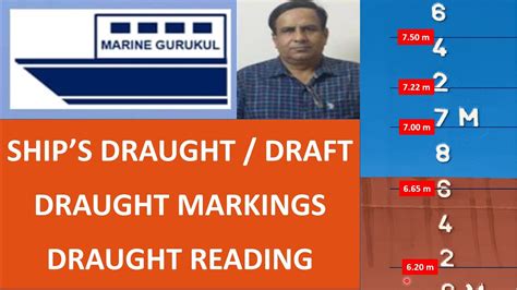 Ship's Draught / Draught Marks / Draft Reading - YouTube