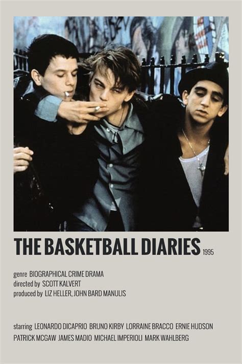 The Basketball Diaries Minimalist Poster