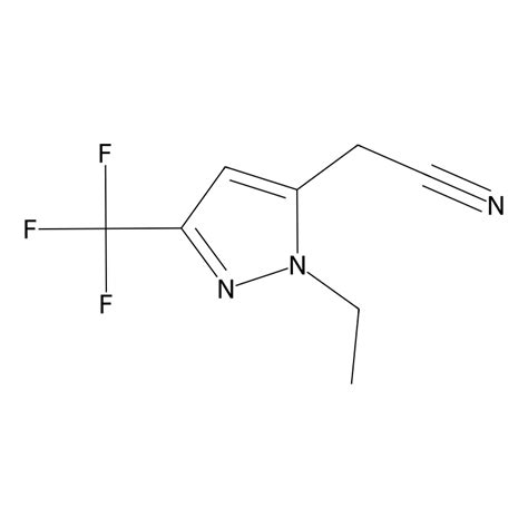 Buy 2-[1-Ethyl-3-(trifluoromethyl)pyrazol-5-yl]ethanenitrile | 1260659-32-2