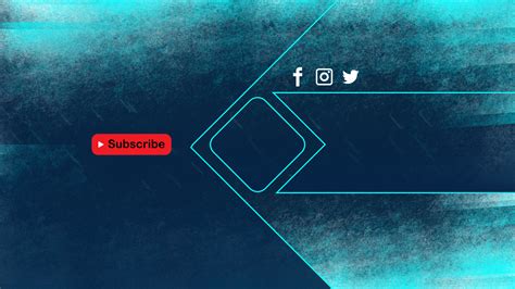 Blue youtube channel art template free download - veeForu