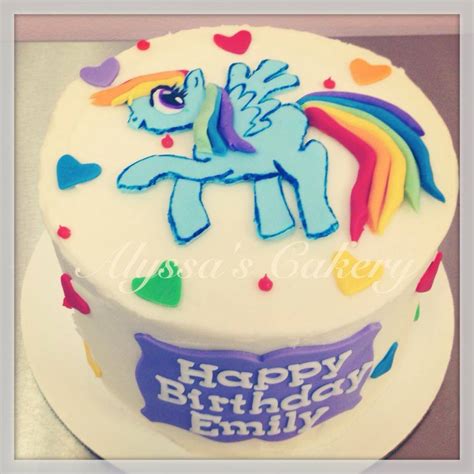 Rainbow My Little Pony - Alyssas Cakery