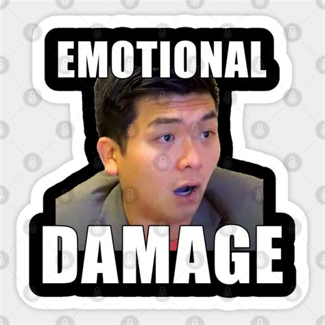 EMOTIONAL DAMAGE meme - Emotional Damage Meme - Sticker | TeePublic