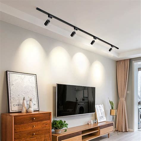 gu10 led spotlight 7w Led Track light aluminum Ceiling Rail Tracking ...