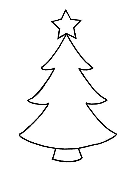 Christmas Star Outline - ClipArt Best