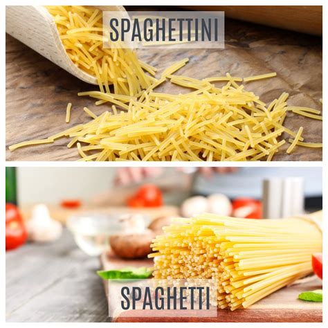 Spaghettini vs. Spaghetti - Tastylicious