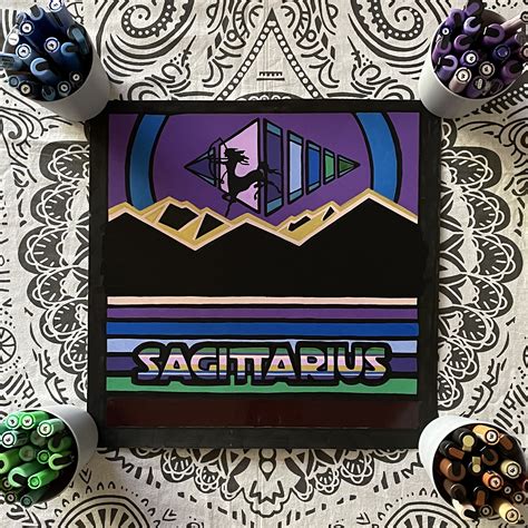 Sagittarius Zodiac Artwork (Original) - ChrisFreyer.com