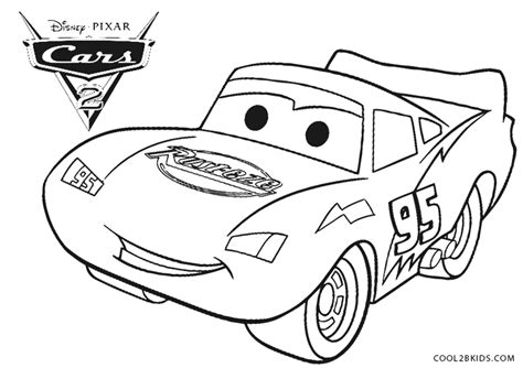 Free Printable Lightning McQueen Coloring Pages For Kids