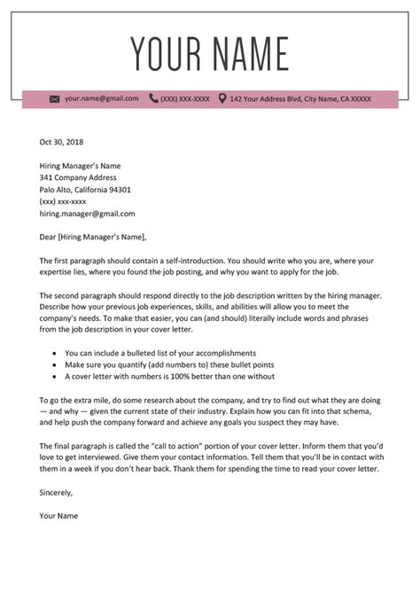 How To Make A Stand Out Cover Letter - Cover Letter Style