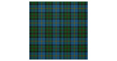 Classic Clan MacLeod Tartan Plaid Fabric | Zazzle