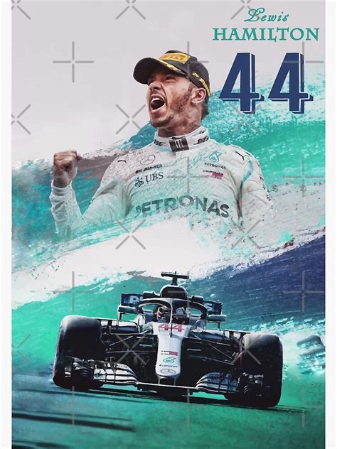 "Lewis Hamilton 44 - F1 2020" Poster by Malaka7 | Redbubble