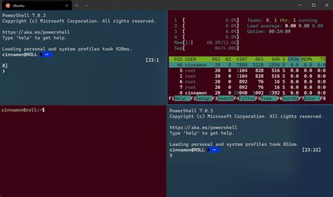 Windows Terminal Panes | Microsoft Docs