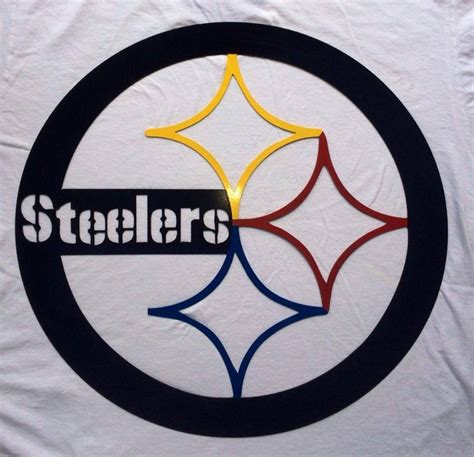 Steelers metal art Pittsburgh Steelers NFL by MetalArtDesignz