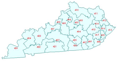 Kentucky Zip Code Map - Zip Code Map