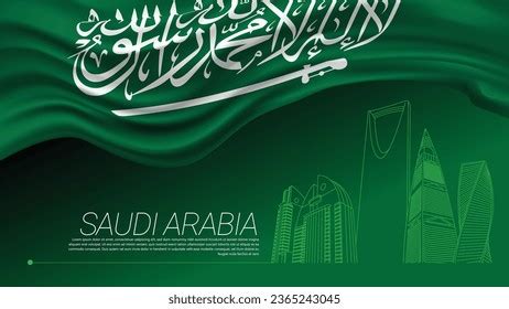 Flag Saudi Arabia Vector Waving Flag Stock Vector (Royalty Free ...